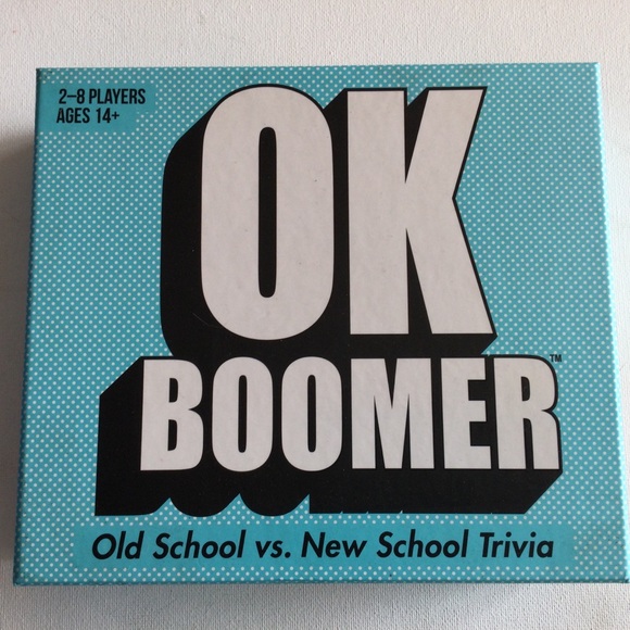 OK Boomer The Old School vs. New School Trivia Cards Game - Picture 1 of 5